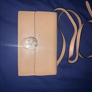 Gucci nude crossbody bag